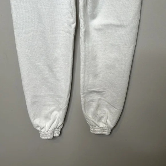 NWT Frankie’s Bikinis White Frank High Waist Sweatpants - Picture 13 of 13